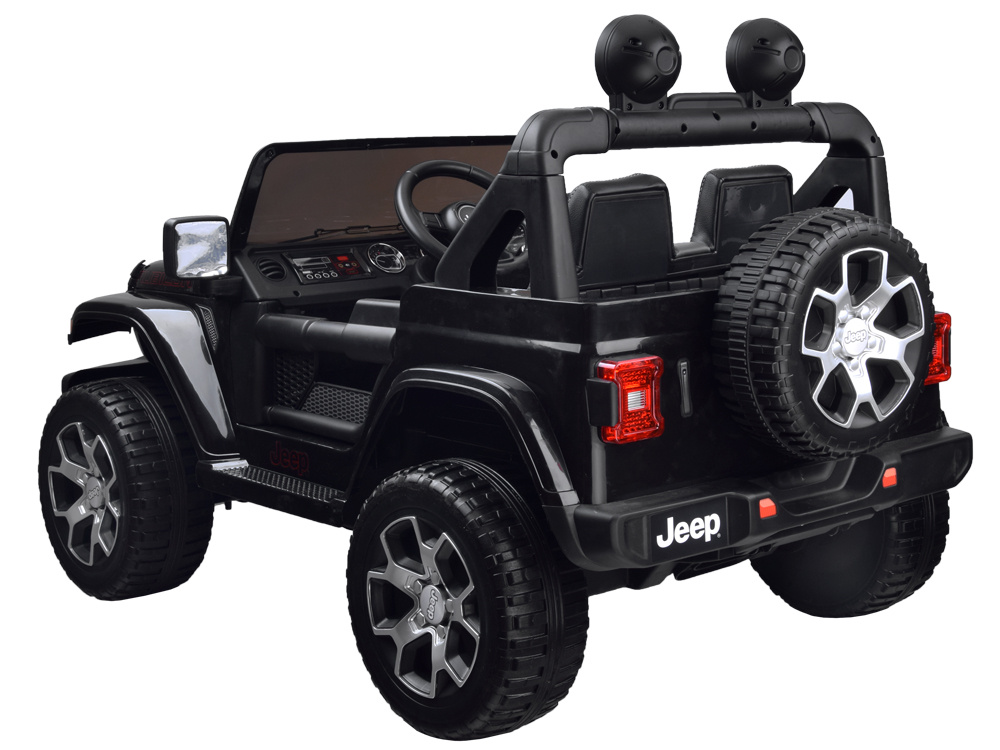 Joko PA0223 BI elektrické autíčko Jeep Wrangler Rubicon 4x4 čierne – Obrázok 2