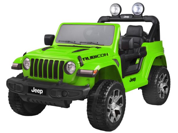 Detské elektrické autíčko Jeep Wrangler Rubicon 4×4 zelené