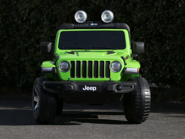 Detské elektrické autíčko Jeep Wrangler Rubicon 4×4 zelené – Obrázok 9