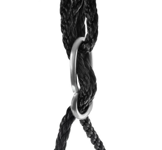 Hojdačka kruh 100 cm čierna – Obrázok 5