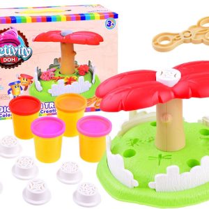 Formička stromu + plastelíny na kreatívne tvorenie