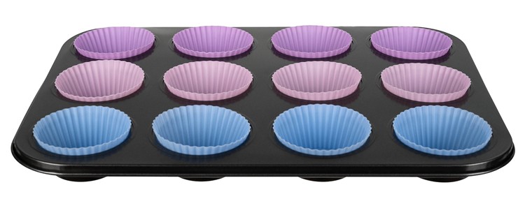 Ruhhy Teflonová forma na muffiny s košíčky 12 ks – Obrázok 6