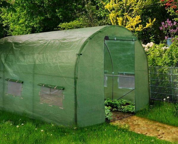 Záhradný Fóliovník 4×2,5x2m S UV Filtrom (Zelený) – Obrázok 5