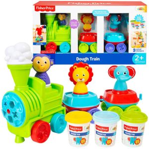 Fisher Price 3-farebný plastelinový vláčik