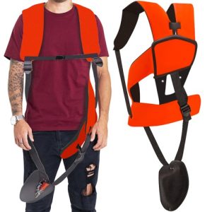Malatec 18530 Dvojramenný popruh ku krovinorezu HQ čiernooranžový