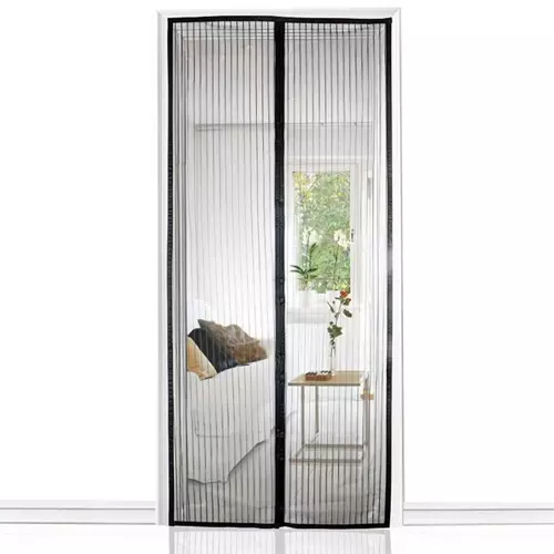 Malatec 18602 Moskytiéra do dverí s magnetmi HQ 100x210 cm čierna – Obrázok 7