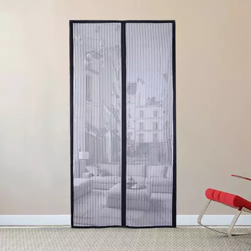Malatec 18602 Moskytiéra do dverí s magnetmi HQ 100x210 cm čierna – Obrázok 9