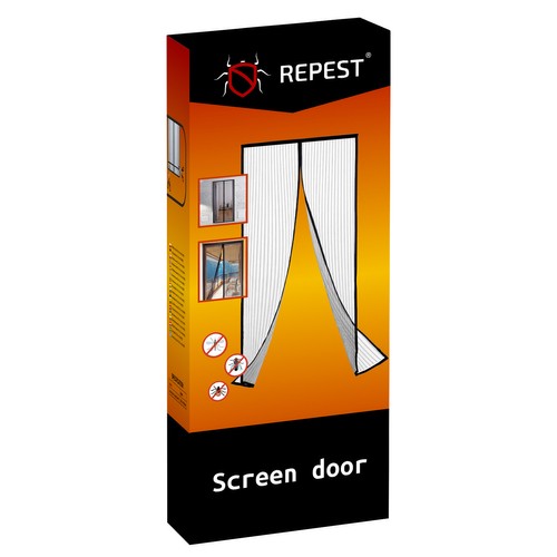 Malatec 18602 Moskytiéra do dverí s magnetmi HQ 100x210 cm čierna – Obrázok 18