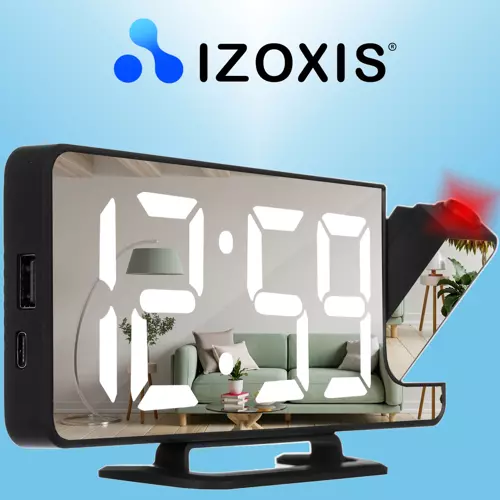 LED budík s projektorom Izoxis 19576 – Obrázok 2