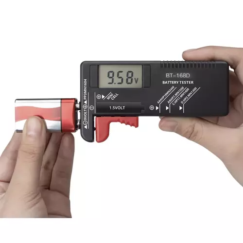 Bigstren 19898 Tester batérií digitálny BT-168D, R3, R6, R20, R14, 9V – Obrázok 7