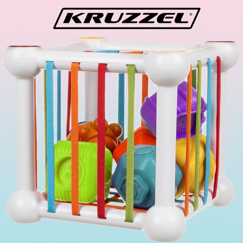 Kruzzel 20377 senzorický triedič kociek – Obrázok 5