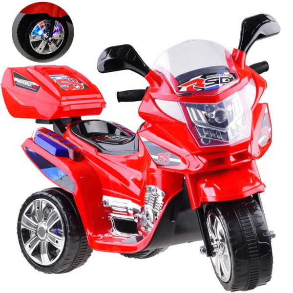 Motorka na batérie, farebné LED svetlá PA0241