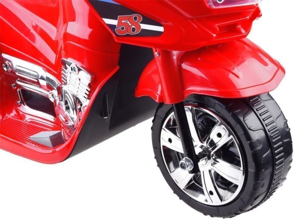 Motorka na batérie, farebné LED svetlá PA0241 – Obrázok 7