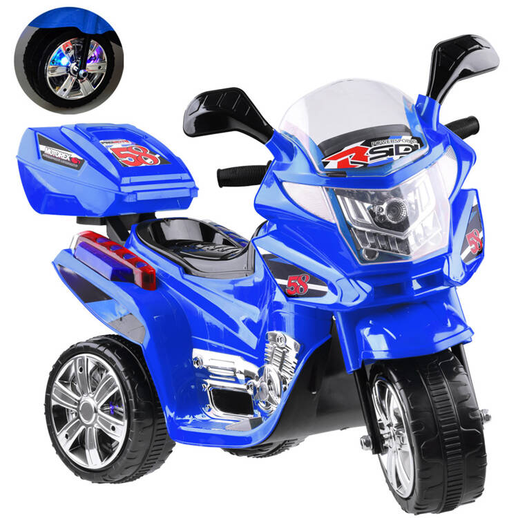 Motorka na batérie, farebné LED svetlá PA0241