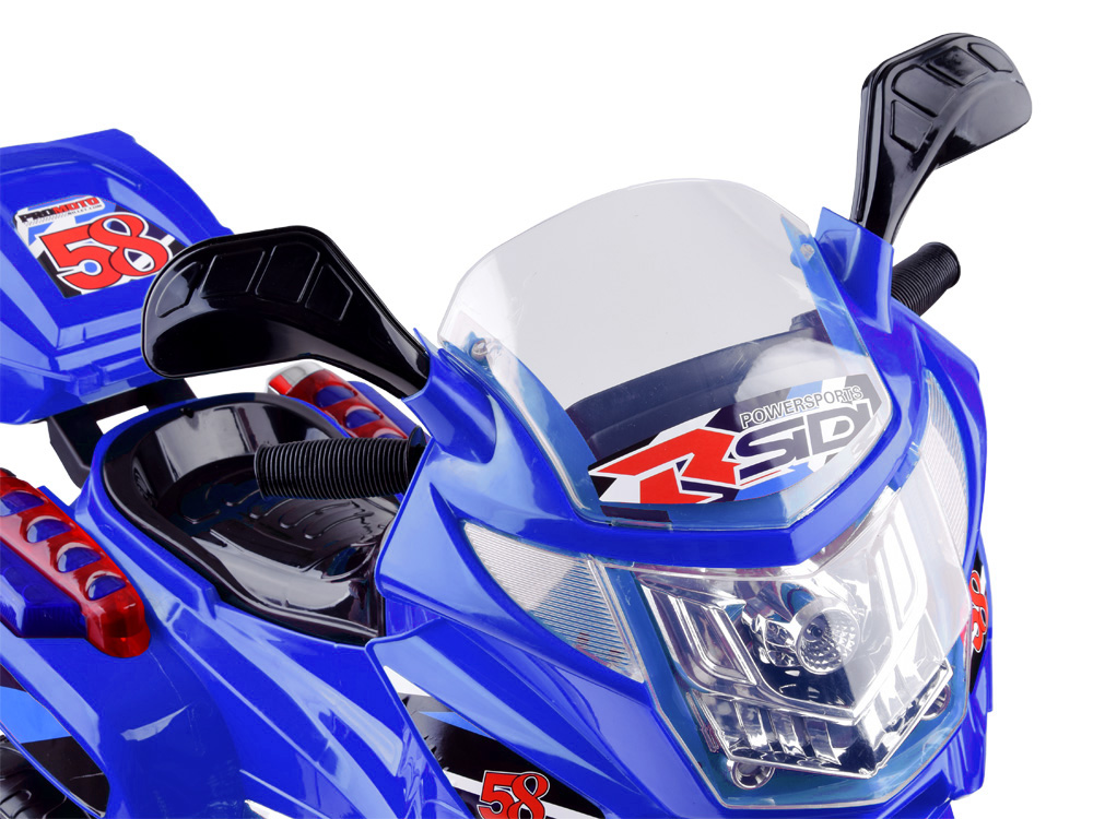 Motorka na batérie, farebné LED svetlá PA0241 – Obrázok 4