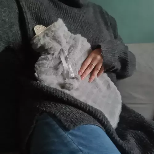 Ruhhy 19806 Fľaša zahrievací termofor s fleecovým obalom 2 l – Obrázok 5