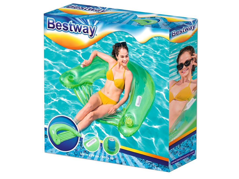 Pohodlná plavecká stolička Bestway 152 x 99 cm 43118 – Obrázok 4