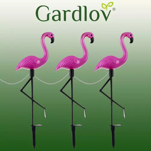 Solárna záhradná lampa - plameniak Gardlov 21151 – Obrázok 2
