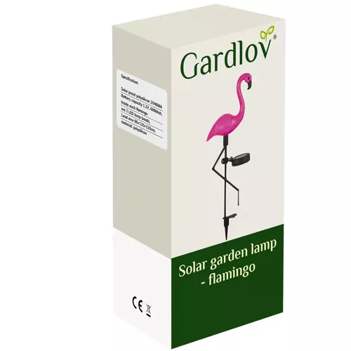 Solárna záhradná lampa - plameniak Gardlov 21151 – Obrázok 16