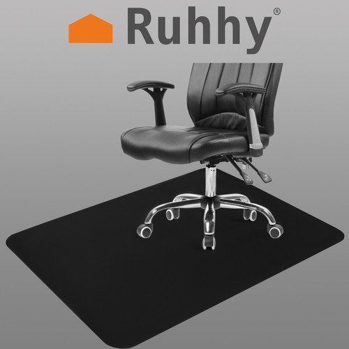 Ruhhy 21792 Ochranná podložka pod kreslá a stoličky PC 130 x 90 cm čierna – Obrázok 5