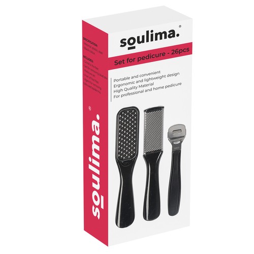 Súprava na pedikúru - 30 kusov. Soulima 21447 – Obrázok 3