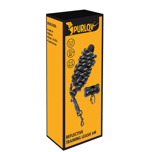 Reflexné výcvikové vodítko 5m Purlov 21655 – Obrázok 9