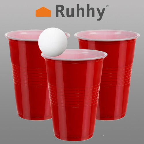 Hra Beer Pong - 50 šálok Ruhha 21232 – Obrázok 5