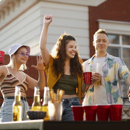 Hra Beer Pong - 50 šálok Ruhha 21232 – Obrázok 9