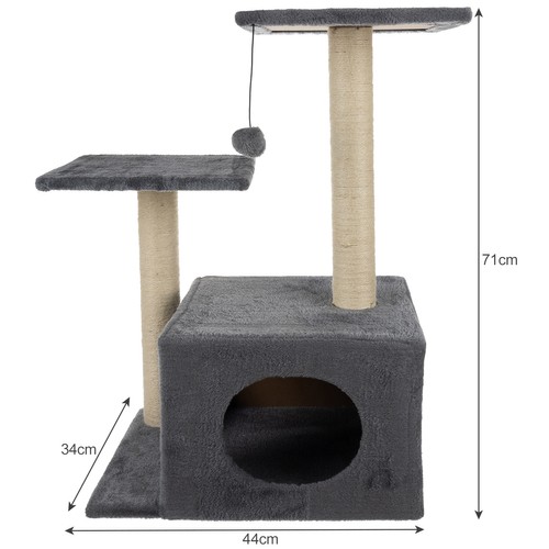 Mačacie strom 71cm šedý Purlov 21712 – Obrázok 15