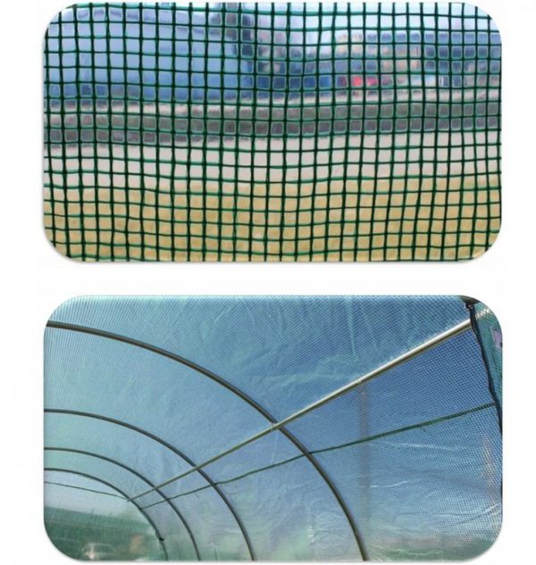 Záhradný Fóliovník 3x2x2m S UV Filtrom (Zelený) – Obrázok 9