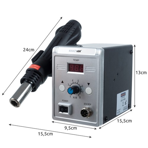 Bigstren 21708 Teplovzdušná spájkovacia stanica 700 W – Obrázok 13