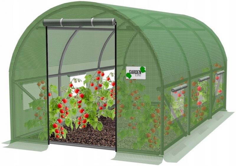 Záhradný Fóliovník 4×2,5x2m S UV Filtrom (Zelený)