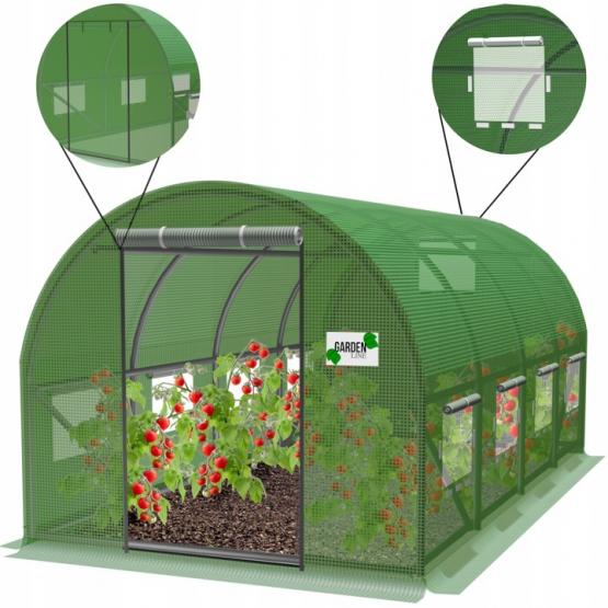 Záhradný Fóliovník 3x2x2m S UV Filtrom (Zelený)