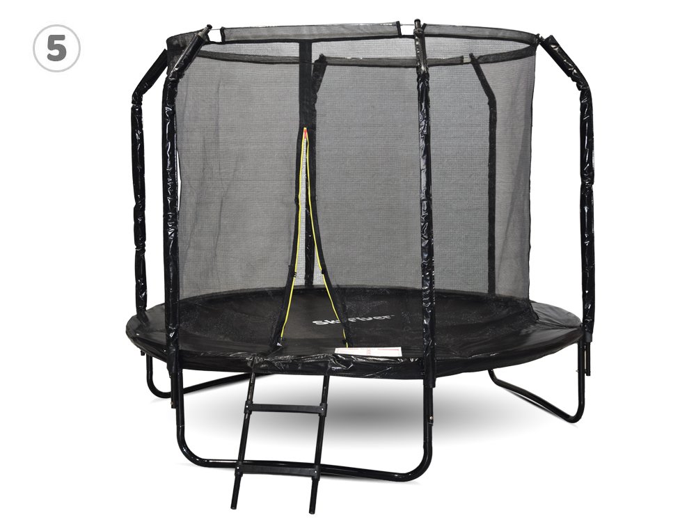 Záhradná trampolína SkyFlyer + rebrík 8FT 244cm – Obrázok 7