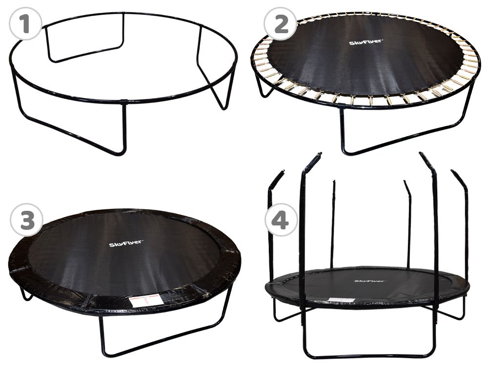 Záhradná trampolína SkyFlyer + rebrík 10FT 304cm – Obrázok 4