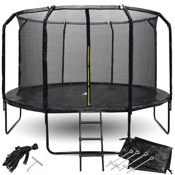 Záhradná trampolína SkyFlyer + rebrík 12FT 366cm – Obrázok 2