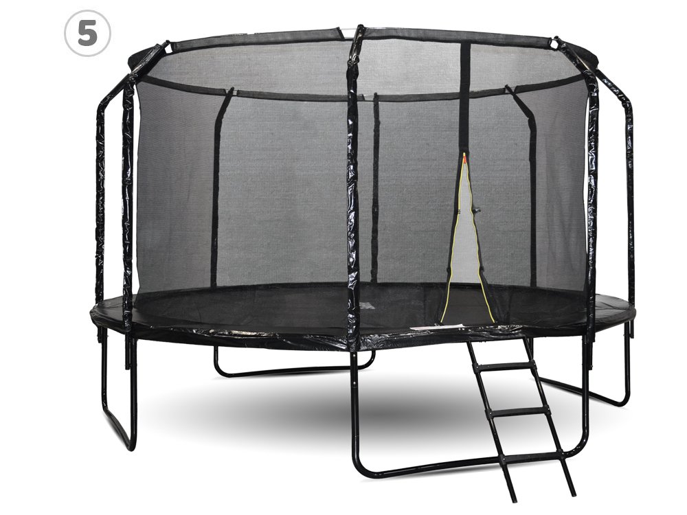 Záhradná trampolína SkyFlyer + rebrík 14FT 426cm – Obrázok 8