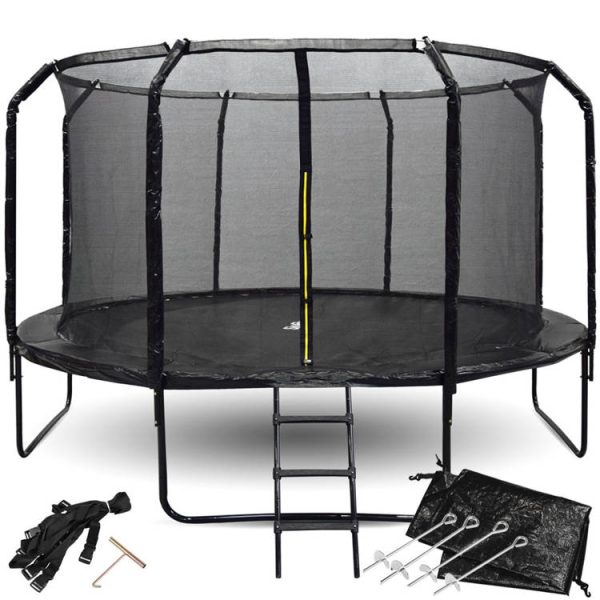 Záhradná trampolína SkyFlyer + rebrík 14FT 426cm – Obrázok 2