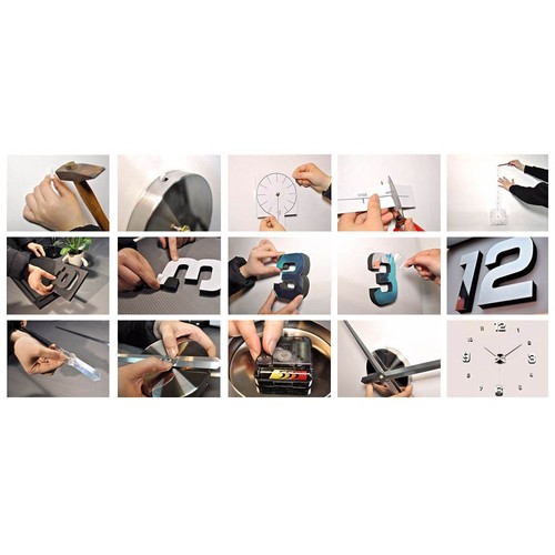 DIY nástenné hodiny Ruhhy 22143 – Obrázok 12