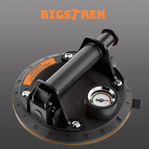 Bigstren 22479 Prísavka vákuová na sklo s manometrom, 200 mm, 200 kg – Obrázok 2