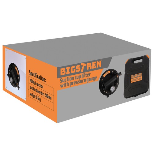 Bigstren 22479 Prísavka vákuová na sklo s manometrom, 200 mm, 200 kg – Obrázok 10