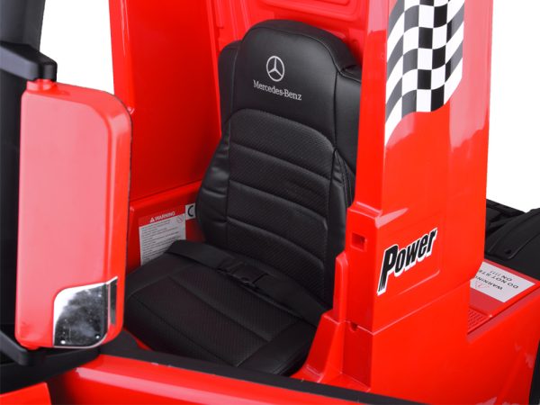Elektrický kamion Mercedes Benz Actros červený – Obrázok 5