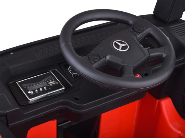 Elektrický kamion Mercedes Benz Actros červený – Obrázok 6