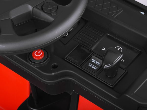 Elektrický kamion Mercedes Benz Actros červený – Obrázok 7
