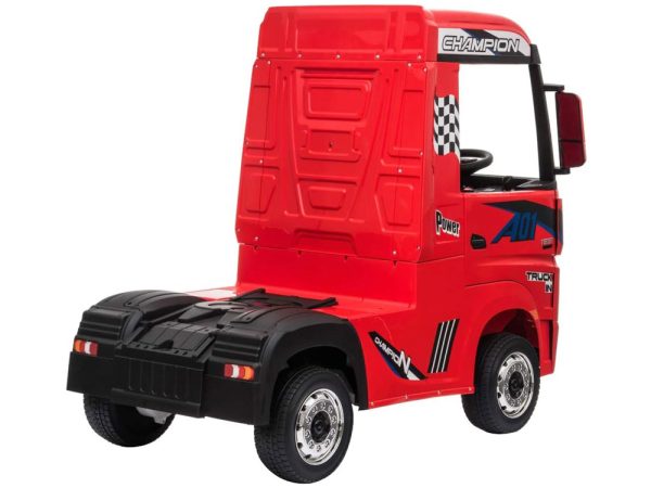 Elektrický kamion Mercedes Benz Actros červený – Obrázok 3