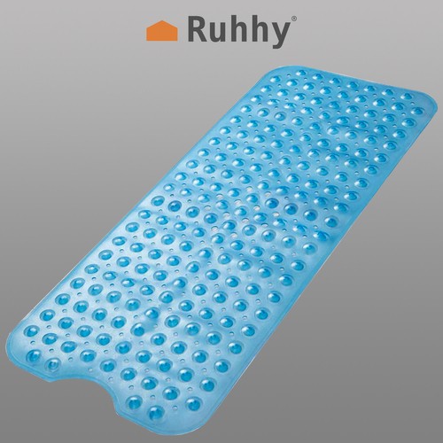 Ruhhy 22540 Kúpeľňová protišmyková podložka do vane 100 x 40 cm, modrá – Obrázok 10