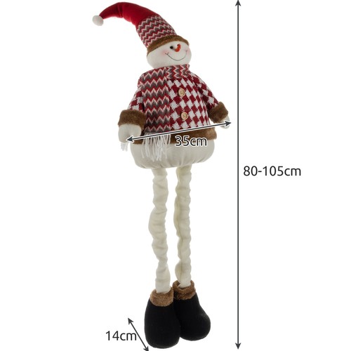 Vianočný snehuliak - teleskopický 105cm Ruhhy 22341 – Obrázok 3