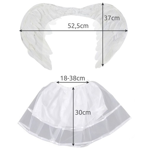 Kruzzel 22560 Kostým anjel – Obrázok 3