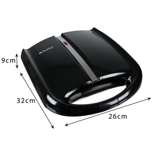 Ruhhy 22724 Forma na pečenie ruských orechov 1600 W, čierna – Obrázok 2