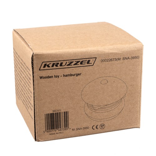 Kruzzel 22673 Detský drevennezaraý hamburger – Obrázok 11